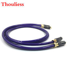 Thouliess пара Type-3 WBT-0144 RCA аудио кабель 2RCA Штекерный для подключения аудио кабель с Van Den Hul MC SILVEB-IT 65 2024 - купить недорого