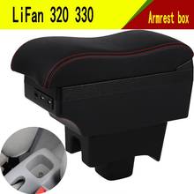 For LiFan 320 330 Armrest Box Arm Elbow Rest Center Console Storage Case Modification Accessories with Cup Holder USB Port 2024 - buy cheap