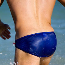 Bañador Sexy para hombre, pantalones cortos de playa, trajes de baño deportivos, bañadores de tabla de Surf, novedad 2024 - compra barato