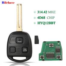 Bilchave 3Button Remote Car Key 4D68 Chip 314.4MHz FOB For Toyota For Lexus RX330 RX350 RX400h RX450h TOY43 Blade FCC: HYQ12BBT 2024 - buy cheap