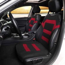 Capa de assento de carro frontal, colete com estilo, protetor universal, acessórios para a maioria dos carros, 2 peças 2024 - compre barato