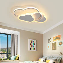 Luminária de teto led para crianças, iluminação criativa em nuvem para quarto infantil 2024 - compre barato