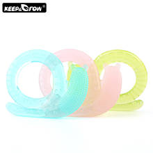 Keep&Grow 1pc Rodent Snails Baby Silicone Teether Teething Necklace DIY Pacifier Clips Silicone Beads Nursing Toy Teethers 2024 - buy cheap