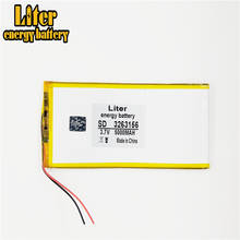 Rechargeable 3.7V 5000MAH 3263156 Polymer lithium ion / Li-ion battery for tablet pc 2024 - buy cheap