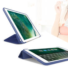 Case for iPad 10.2 8th  Funda Slim Folding Stand Magnetic Auto Wake Sleep Silicone TPU Soft Smart Cover for iPad 10.2 7th Case 2024 - buy cheap