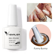 Venalisa VIP3 Gel Nail Polish 7.5ml Funny Bunny Color Glitter Gel Lacquer Soak Off UV LED Semi Permanent Beauty Nail Gel Varnish 2024 - buy cheap