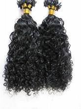 Natural Curly Micro Loop Ring Human Hair Extensions Curly Micro Beads Links Brazilian Remy Hair 100 Strands 100g 2024 - buy cheap