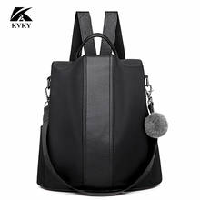 2020 Fashion Keychain Large Capacity Backpack Fashion Anti-theft Women Backpacks High Quality Waterproof Oxford Women Backpack 2024 - buy cheap