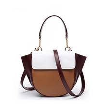 New Leather Wings Designer Handbag Women Office Ladies Packing Oval Small Shoulder Bag Flap Pocket Zipper Classic Crossbody Bags 2024 - buy cheap