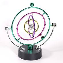 1Piece Solar System Model Desk Toys Newtons Cradle Perpetual Motion Spherical Pendulum Revolving Desk Orbital Toy 2024 - buy cheap