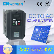 Inversor solar de frequência variável, 5kw/kw/4kw/kw, 3 fases, controlador de velocidade, inversor, motor 2024 - compre barato