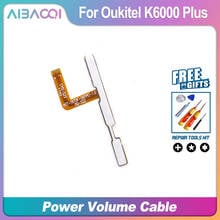 Aibaoqi nova potência original de ligar/desligar + volume fpc chave para cima/para baixo botão cabo flexível fpc para oukitel k6000 mais telefone 2024 - compre barato