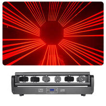 New arrival DJ Laser moving head 6 eyes red green blue laser system show Projector Stage Effect Lighting for Disco Xmas Party 2024 - buy cheap