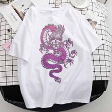 Oversize Dragon Print T-shirt Streetwear Tops Tee Women Harajuku Vintage 2020 Summer Casual Graphic T ShirtsFemme Short Sleeve 2024 - buy cheap