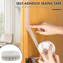 Silicone Self-Adhesive Weather Stripping Under Door Window Seal Strip Noise Weatherstrip Draft Stopper Sweep Strip Door Seal 2024 - buy cheap