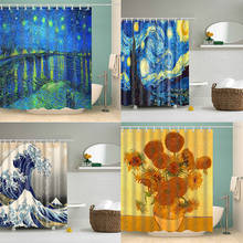 Painting Shower Curtain 3D Print Bathroom Waterproof Polyester Bath Curtain Octopus Washable Bath Decor Curtains With 12 Hooks 2024 - buy cheap