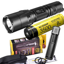 NITECORE P20 Flashlight CREE XM-L2 (U2) LED max. 800LM LED torch for outdoor sports with NL1835HP battery and Ui1 charger 2024 - buy cheap