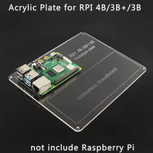 Placa de montaje acrílica Raspberry Pi, carcasa inferior para prototipo de placa de pruebas GPIO, 4B/3B +/3B 2024 - compra barato