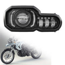 Conjunto completo de faróis led para motocicleta, 110w, para bmw f650gs, f700gs, f800gs, adv, adventure f800r 2024 - compre barato