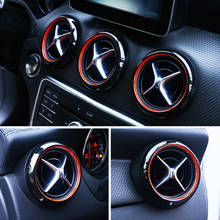 For Mercedes Benz A B CLA GLA Class W176 W246 W117 X156 Dashboard Air Vent Decoration Trim Cover Stickers Car Styling 2024 - buy cheap