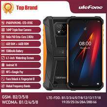 Ulefone-smartphone armor 8, 5g, wi-fi, android 10, celular robusto, octa-core, 6.1 polegadas, à prova d'água, helio p60, 4gb, 64gb 2024 - compre barato