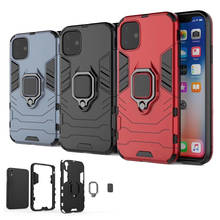 Funda protectora a prueba de golpes para iphone, carcasa con anillo de agarre para iphone 11 pro, 7plus, 8, 6, 6s, x, xr, xs, max 2024 - compra barato