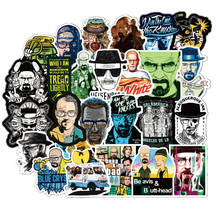 50pcs/Pack Breaking Bad Waterproof PVC Children Stickers Skateboard Guitar Suitcase Freezer Graffiti Sticker Kids Classic Toy 2024 - buy cheap