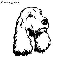 Langru Cocker Spaniel Dog Car Stickers Lovely Vinyl Decal Decoration Car Accessories Jdm 2024 - buy cheap