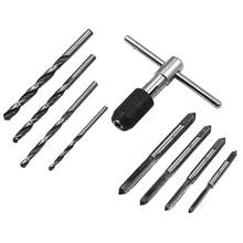 9Pcs Multi-function Adjustable M3-6 T-Handle Tap Holder Wrench Thread Taps Set  2024 - buy cheap