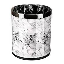SHGO HOT-Marble Pattern 10L Trash Can Bin Buckets Diameter 23Cm Height 27Cm Waste Bins Living Room Bathroom Kitchen Dustbin Tras 2024 - buy cheap
