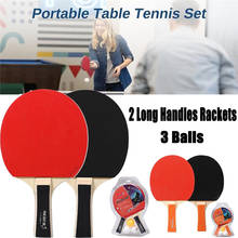 2pcs/lot Table Tennis Racket Indoor Sports Professional Ping Pong Paddle Racket Set with 3 Balls 2024 - buy cheap