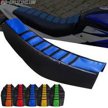 Motorcycle Leather Striped Soft Grip Gripper Seat Cover For WR YZF CRF SUZKI Honda XR250 XR400 CRM250 AX-1 250 CRM XR 2024 - buy cheap