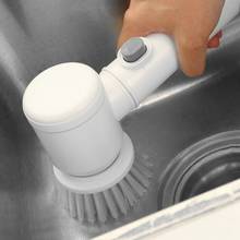 Handheld escova de limpeza elétrica escova de purificador de energia escova de limpeza sem fio para banheiro banheira cozinha ferramentas de limpeza do agregado familiar 2024 - compre barato