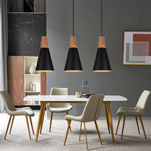 1/3 Heads Pendant Lights Modern Wood Pendant Lamp Nordic for Restaurant Bedroom Kitchen Fixtures Hanging Home Living Room Decor 2024 - buy cheap