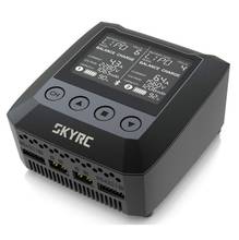 Skyrc b6 nano duo 2x100w 15a ac bluetooth carregador de bateria inteligente descarregador suporte skycharger app para rc modelos zangão 2024 - compre barato