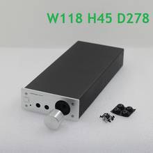 Mini Size W118 H45 D278 AMP Amplifier Housing Box Preamp Case Lehmann Chassis Power Supply Enclosure DIY Aluminum Case TT650 2024 - buy cheap
