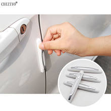 Universal pvc 4 pçs/set anti-colisão esfregar tira porta do carro borda pára-choques protetor capa para todos os carros chiziyo 2024 - compre barato