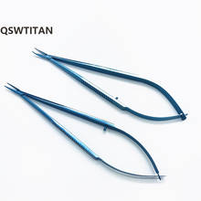 140mm Castroviejo Needle Holder without lock  tip micro Ophthalmic microsurgery instrument 2024 - buy cheap