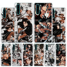Anime ataque no titan mangá telefone estojo para huawei honra 10 lite 9 20 y5 y6 y7 y9s p inteligente z 8s 8x 9x 8a pro 7x 7a 10i capa 2024 - compre barato