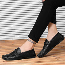 Genuine Leather Italian Formal Men Loafers Shoes Outdoor Dress Office Footwear Luxury Brand New Fashion Zapatos Hombre Shoes Men 2024 - buy cheap