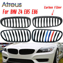 Atreus 1set Carbon Fiber/Black Front Grill Grilles Kidney Replacement for BMW Z4 E85 E86 Roadster Coupe M Sport Accessories 2024 - buy cheap