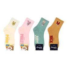 Disney cartoon socks solid color ladies tube cotton socks fashion Minnie Mickey pattern street shooting women socks 2024 - buy cheap