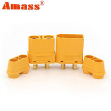 2PCS Amass XT90 Connector XT90H 4.5mm Male Female Gold Plated Banana Plug For RC Car Drone Battery 2024 - buy cheap
