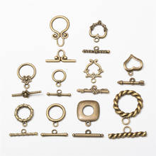 10set Alloy Metal OT Toggle Clasps Connectors Necklaces Findings Antique Bronze Color End Clasps Hooks For  Jewelry Accessories 2024 - buy cheap