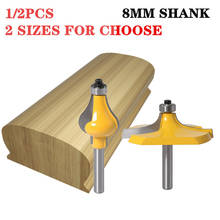 1-2PCs 8mm Shank Beaded & Thumbnail 2 Bit Handrail Router Bit Set Line knife Tenon Cutter for Woodworking Tools 2024 - buy cheap