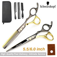 New  Profissional Hairdressing Scissors Hair Cutting Scissors Set Barber Shears  High Quality Salon 6.0inch Multi-color optiona 2024 - купить недорого