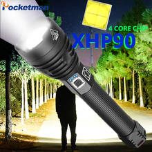 Linterna LED XHP70.2 XHP90 superpotente, lámpara táctica con Zoom, batería recargable, USB XHP50, 18650, 26650 2024 - compra barato