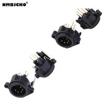 High quality A205AB MODEL 100pcs/lot XLR Female male PC Chassis Panel Mount Socket xlr female male connector 2024 - buy cheap