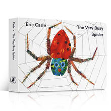 Livro de fotos em inglês, carimbo colorido aranha muito ocupado, livro de figuras para sala de aula, aprendizagem, presentes para crianças 2024 - compre barato