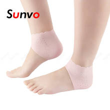 Sunvo Silicone Gel Moisturizing Heel Socks Protectors Anti-slip Cracked for Foot Skin Cracking Exfoliating Care Pads Inserts 2024 - buy cheap